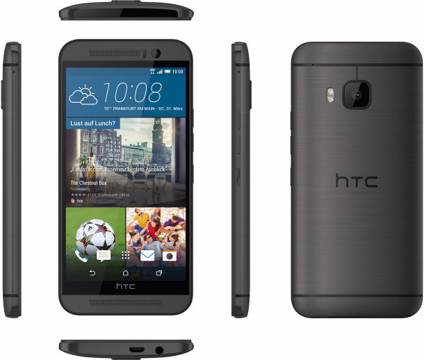 HTC One M9 grau