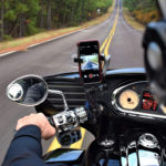 Smartphone an Motorrad