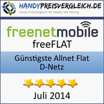 Günstigste Allnet Flat D-Netz: freenetmobile freeFLAT